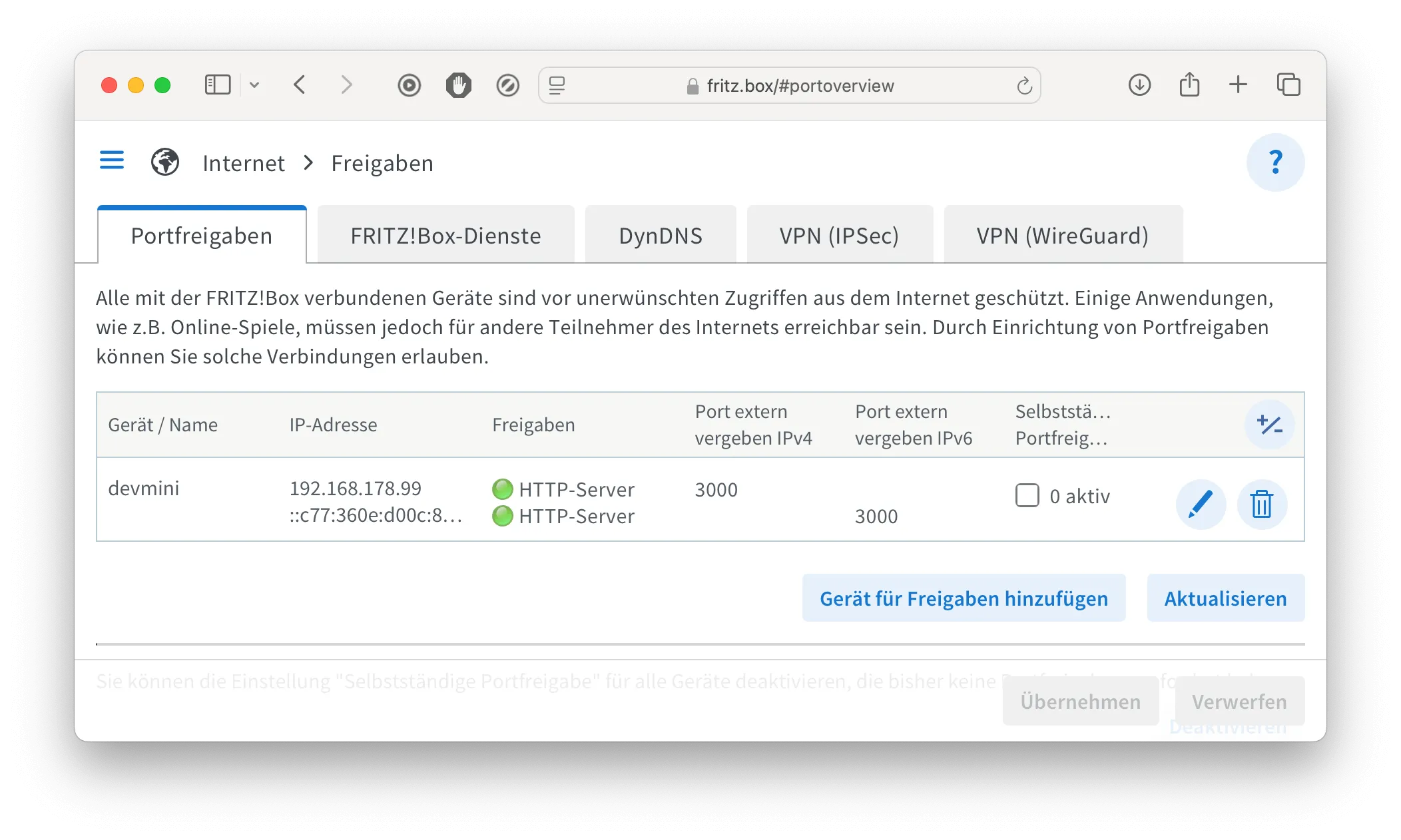 Port Forwarding